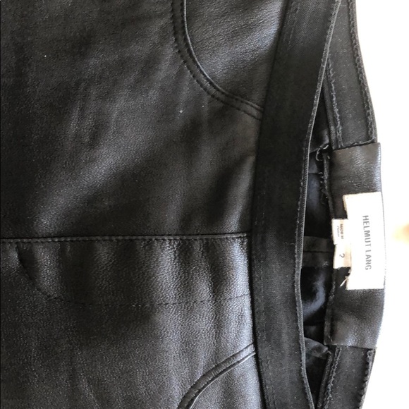 Helmut Lang Stretch Leather Leggings - Picture 4 of 6